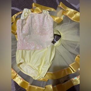 Brand new size 6 dance leotard with tutu